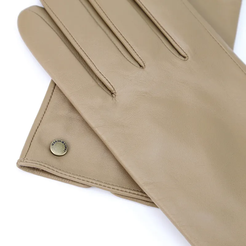 MARJAKURKI Sheepskin Touchscreen Classic Style Glove Greeting Card Women's-6