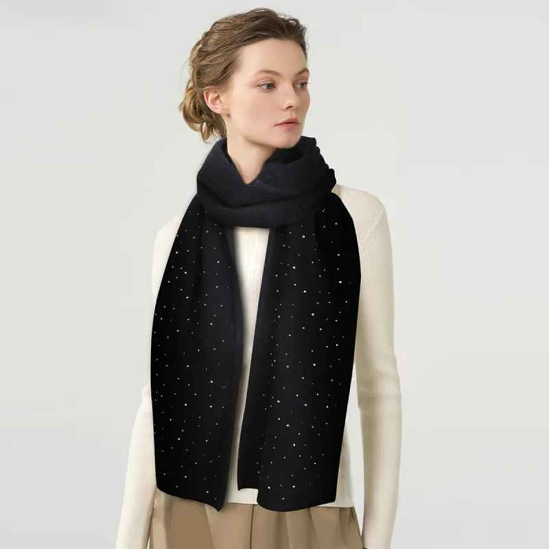 MARJAKURKI Knit Scarf Stud Unisex-1