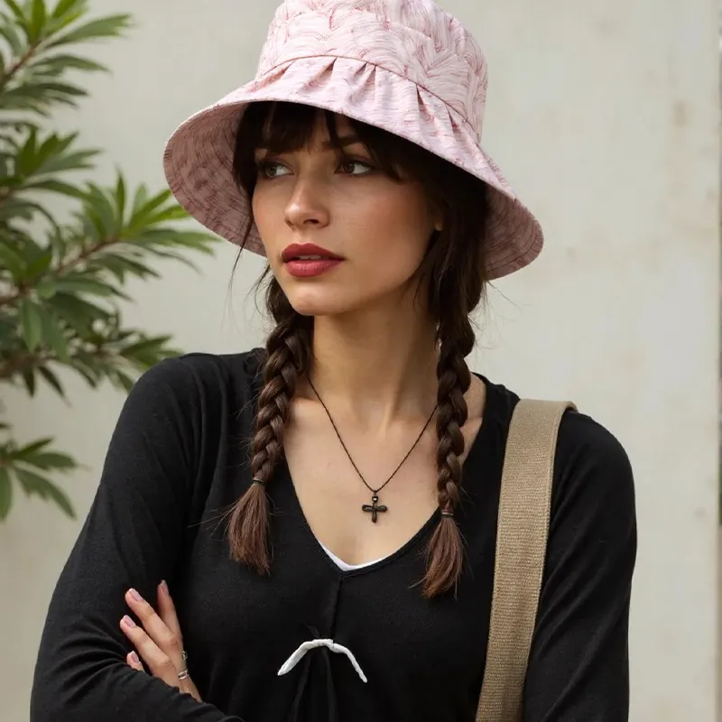 MARJAKURKI Lyocell Sun Protection Hats Women's-2