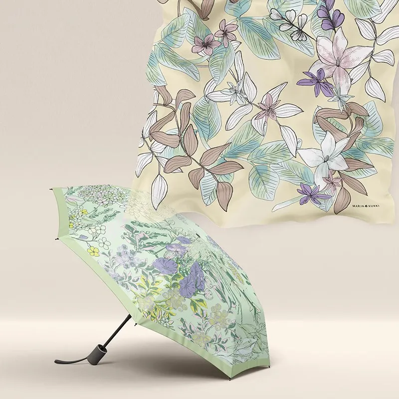 MARJAKURKI Mulberry Silk Scarves Women's-2