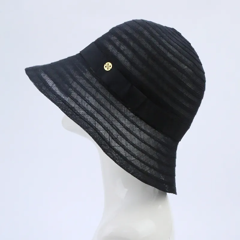 MARJAKURKI Linen Bucket Hats Women's-2