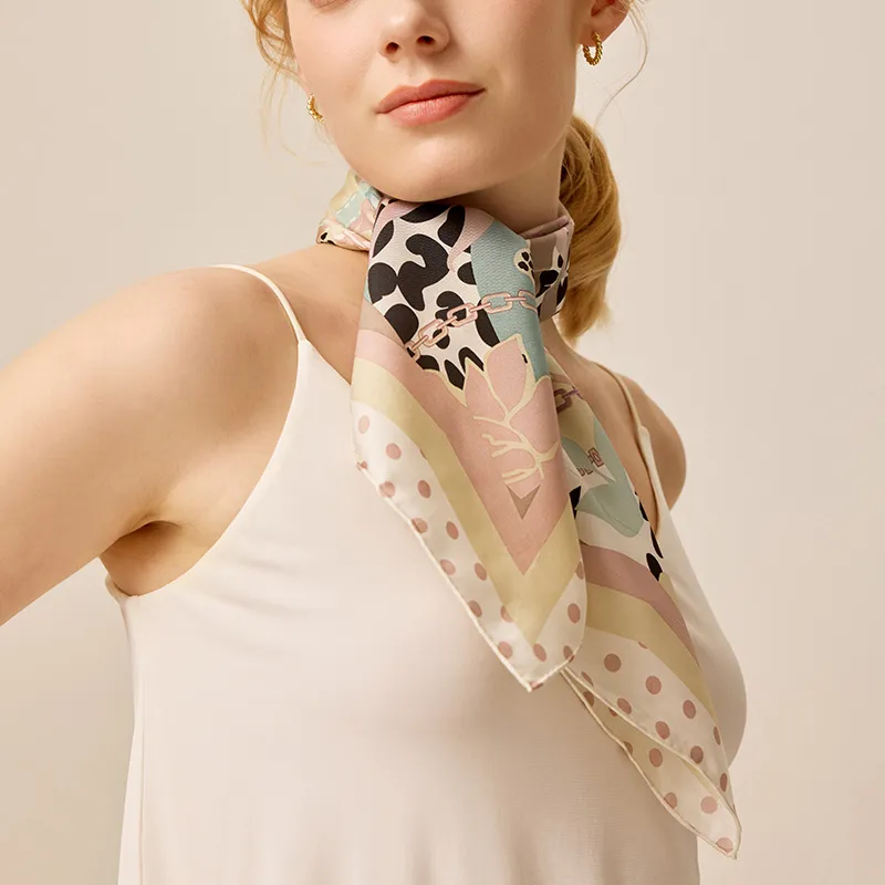 MARJAKURKI Silk Scarves Women's-1