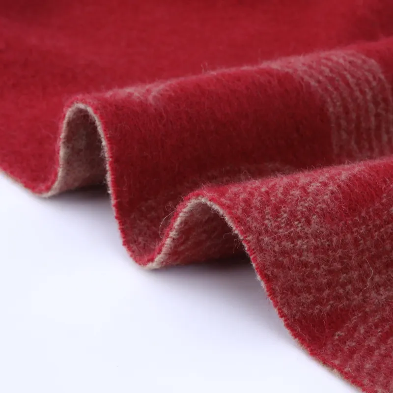 MARJAKURKI Red Scarf With 70s Retro Elegance Unisex Greeting Card-5