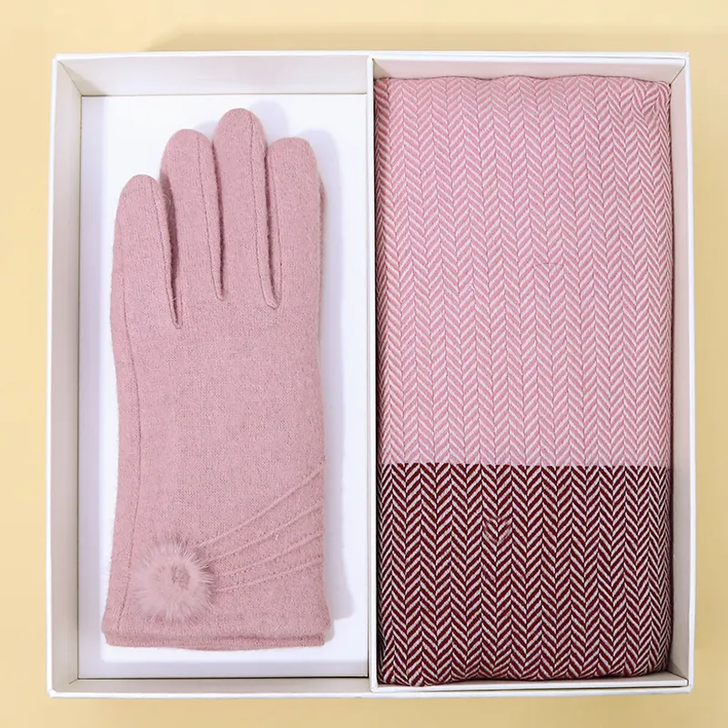 MARJAKURKI Scarf Glove Urban Lady Greeting Card Relaxing Elegant Intellectual Women's-3