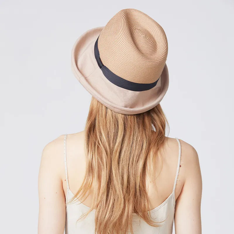 MARJAKURKI Linen Sun Protection Hat For Workwear And Travel Breathable Women's-4