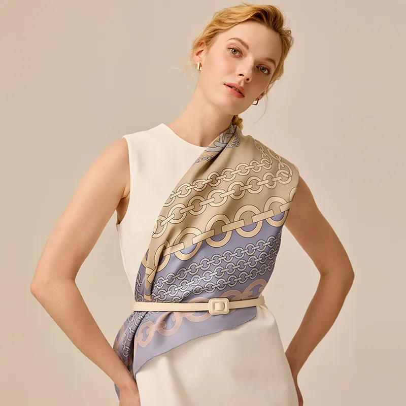 MARJAKURKI Silk Scarves Women's-2