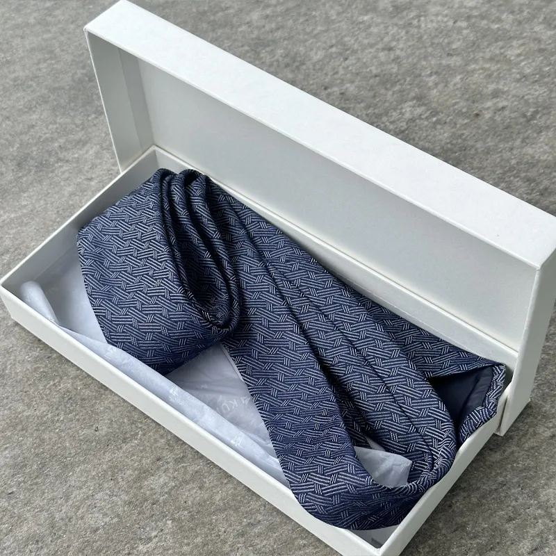 MARJAKURKI Silk Mulberry Silk Blue 2HH801395 Tie Greeting Card Men's-2