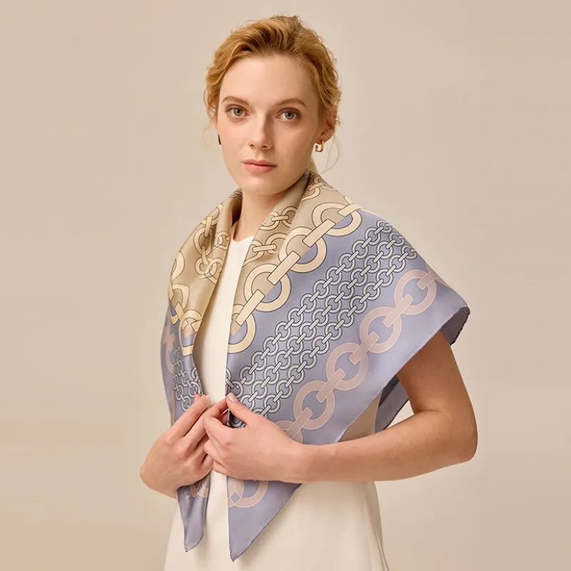 MARJAKURKI Silk Scarves Women's-1