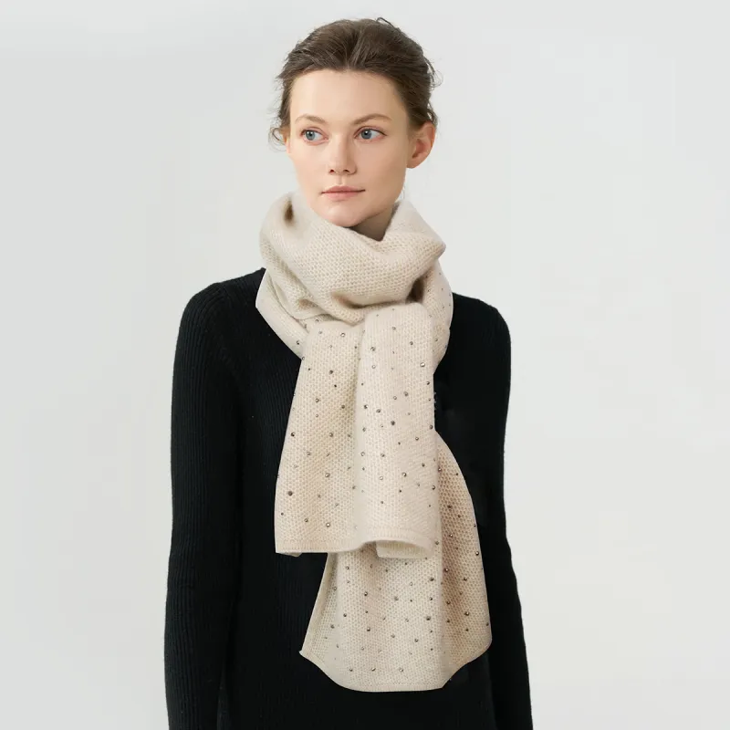 MARJAKURKI Knit Scarf Stud Unisex-10