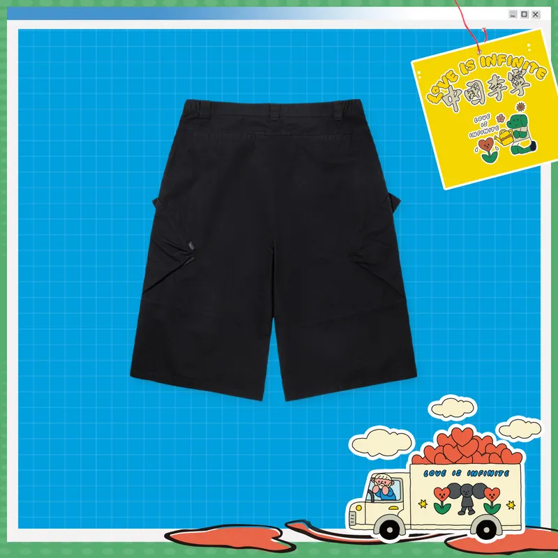 LiNing x TAKASHA,LIANMINGKUAN Casual Shorts Unisex Black-2