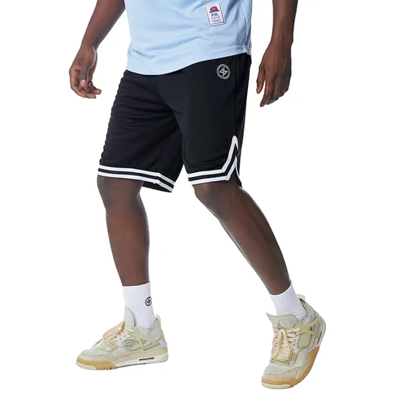 TIP OFF Casual Shorts Unisex Black-3