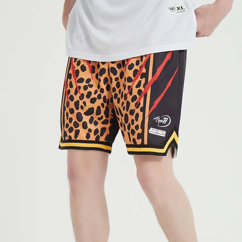 TIP OFF Casual Shorts Unisex Black-6