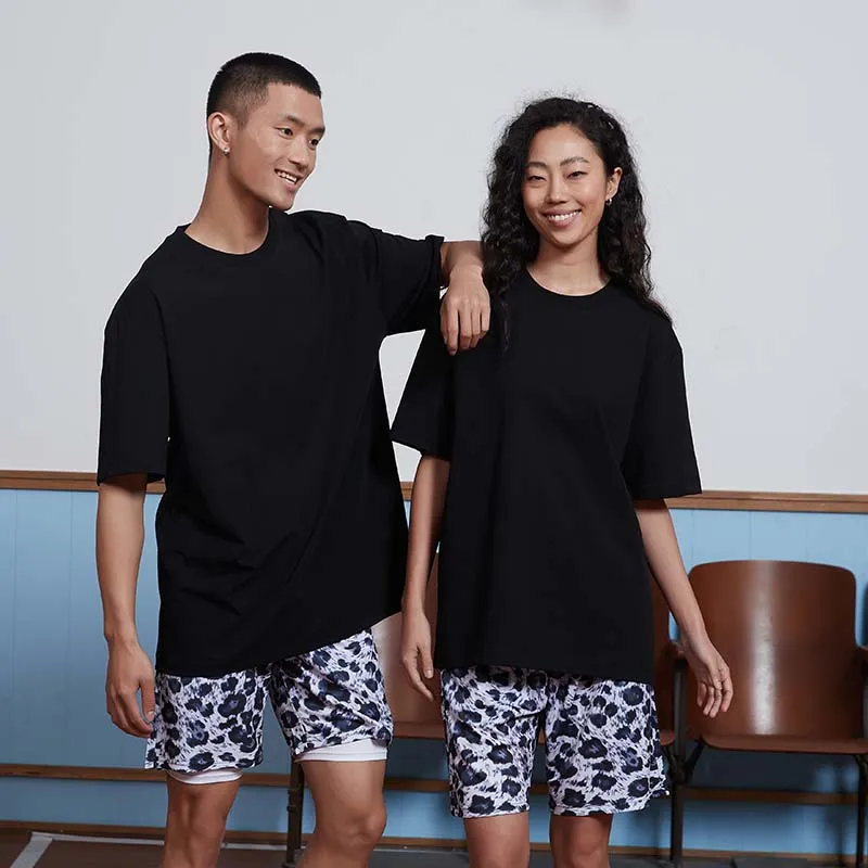 TIP OFF Casual Shorts Unisex Leopard Shadow-5
