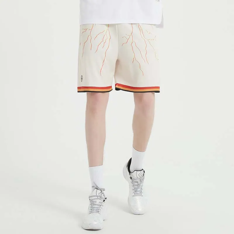 TIP OFF Casual Shorts Unisex Beige-5