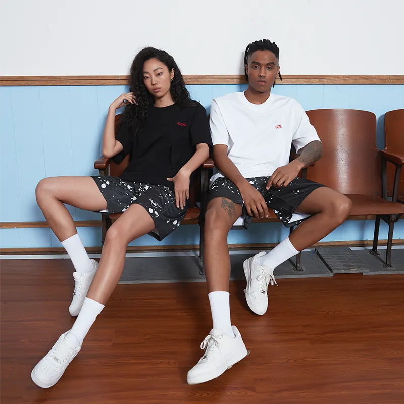 TIP OFF Casual Shorts Unisex Ink-4
