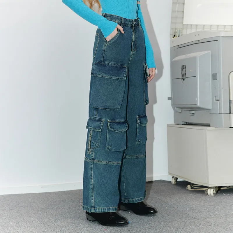 GREEN BELT Jeans Women's Blue-3