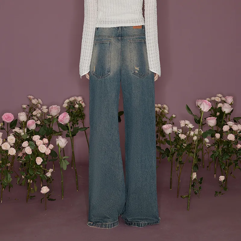 GREEN BELT Jeans Women's Blue-3