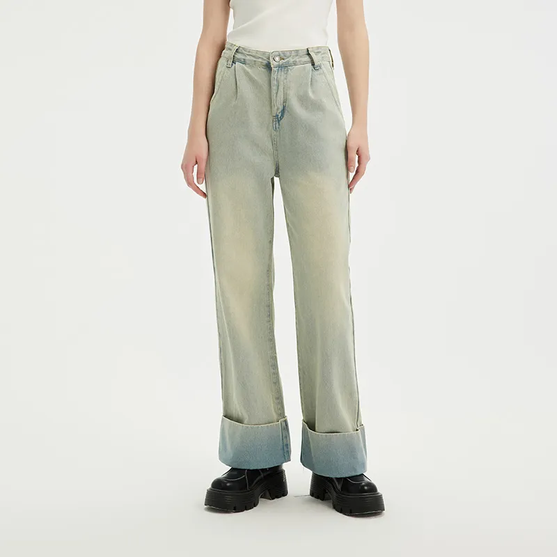 GREEN BELT Jeans Women's Light Blue-2