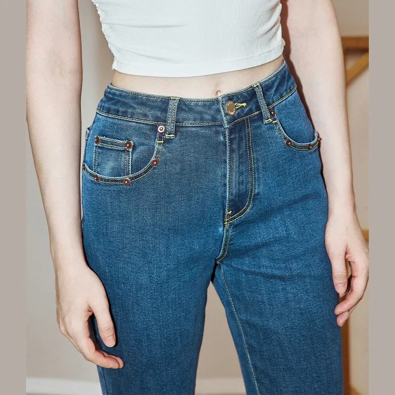 GREEN BELT Jeans Women's Blue-2