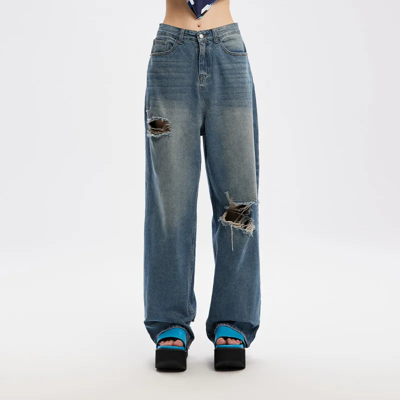 GREEN BELT Jeans Women's Blue-3
