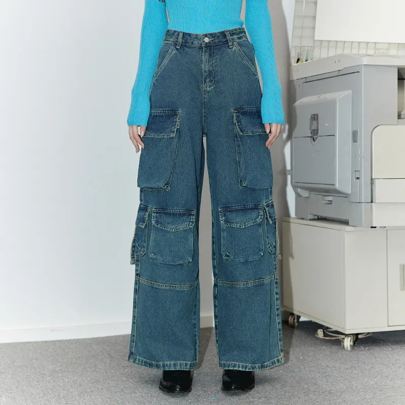 GREEN BELT Jeans Women's Blue-2