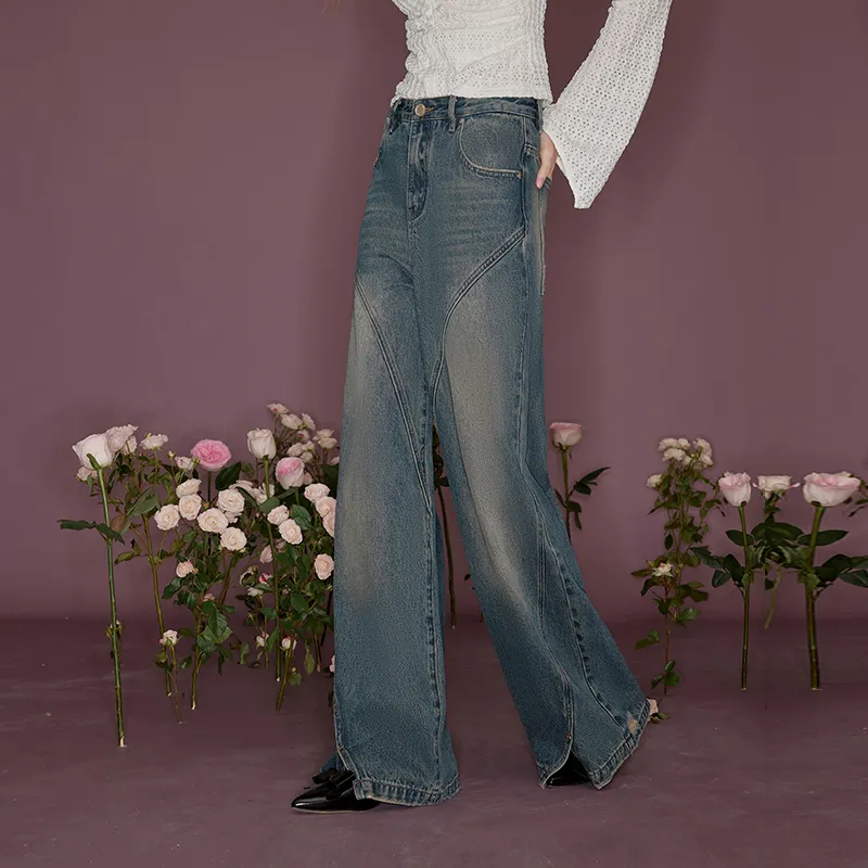 GREEN BELT Jeans Women's Blue-4