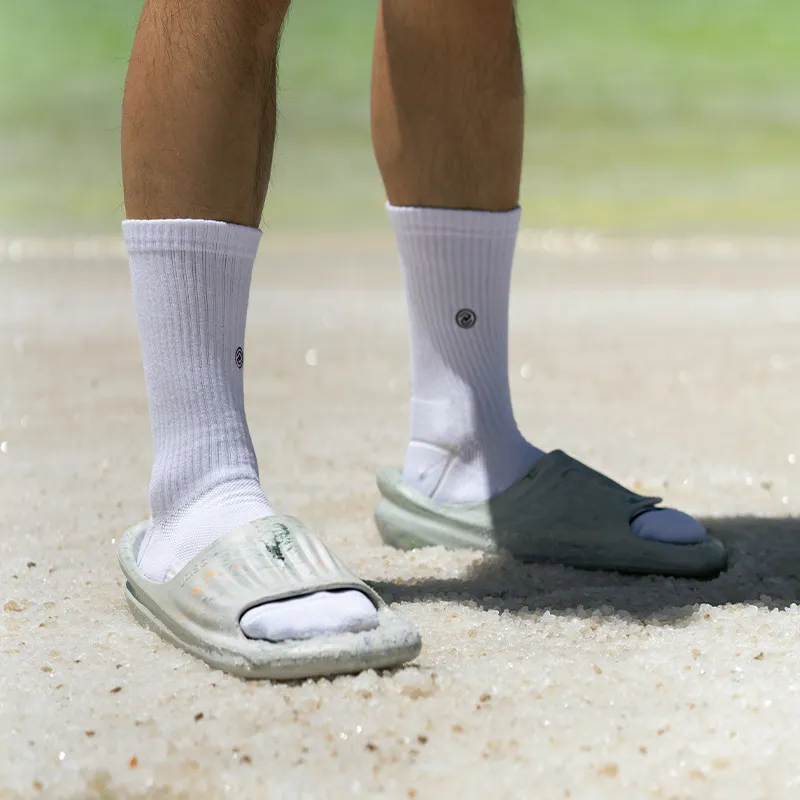 NICE x UZIS Slide Slippers Unisex Moon Soil Gray-10
