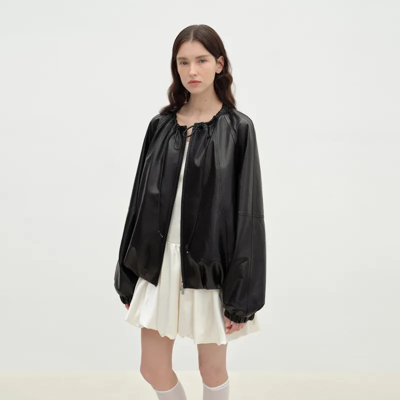 LETTRANS Leather Jackets Women's-9