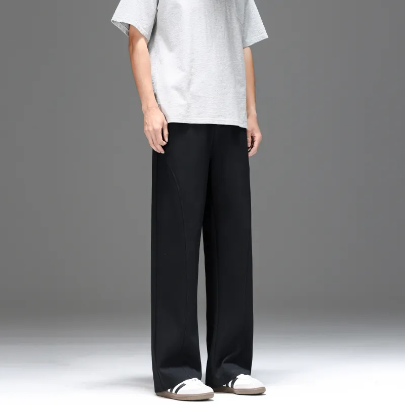 UNKNOWTAL Casual Pants Unisex Black-4