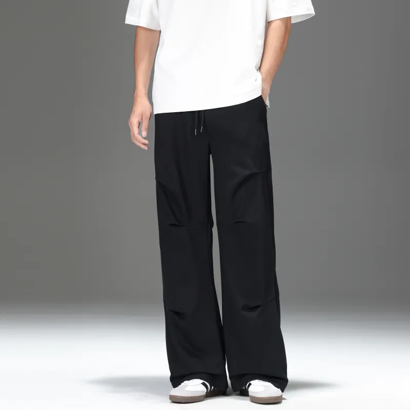 UNKNOWTAL Casual Pants Unisex Black-4