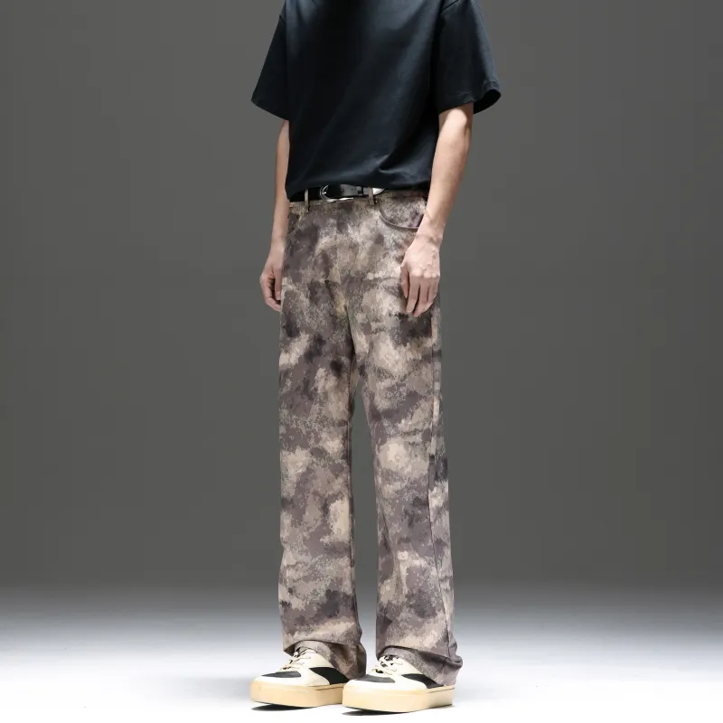 UNKNOWTAL Cargo Pants Unisex Desert Camouflage-2