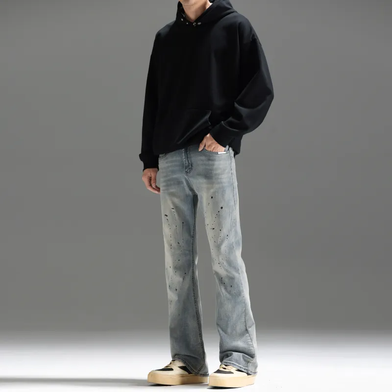UNKNOWTAL Jeans Unisex Washed Blue-5