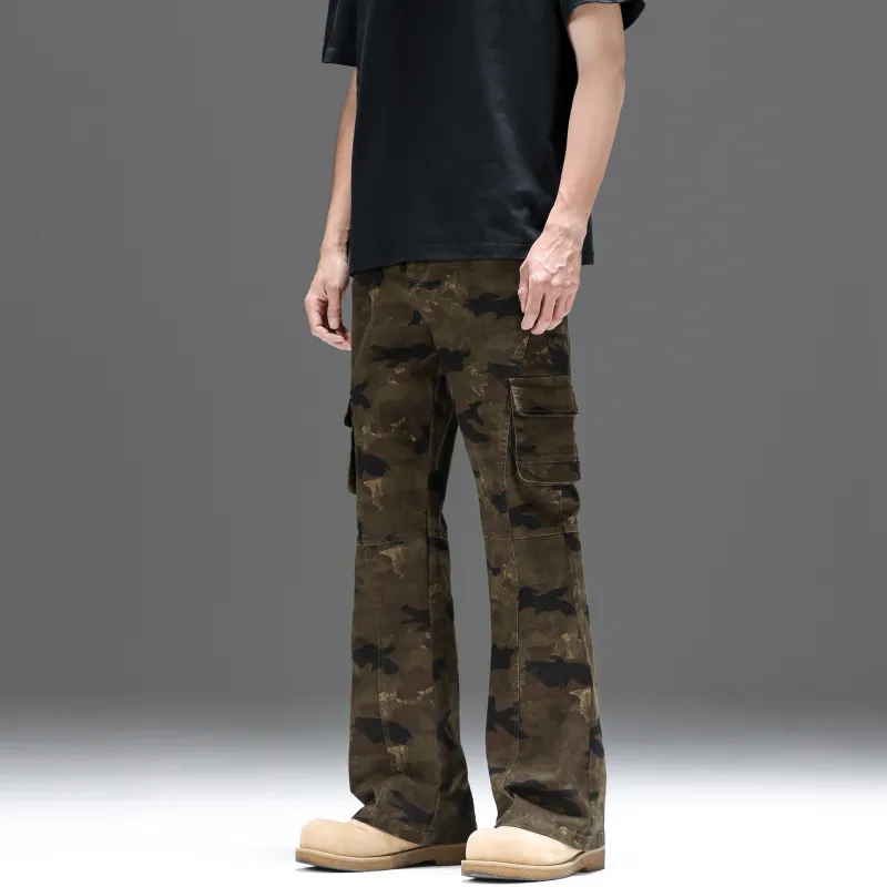UNKNOWTAL Cargo Pants Unisex Camouflage-4
