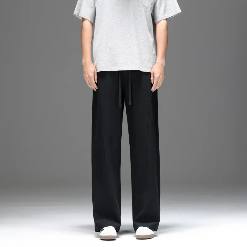UNKNOWTAL Casual Pants Unisex Black-3