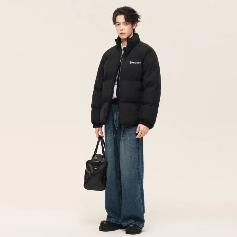 UNKNOWTAL Puffer Jacket Unisex Black-6