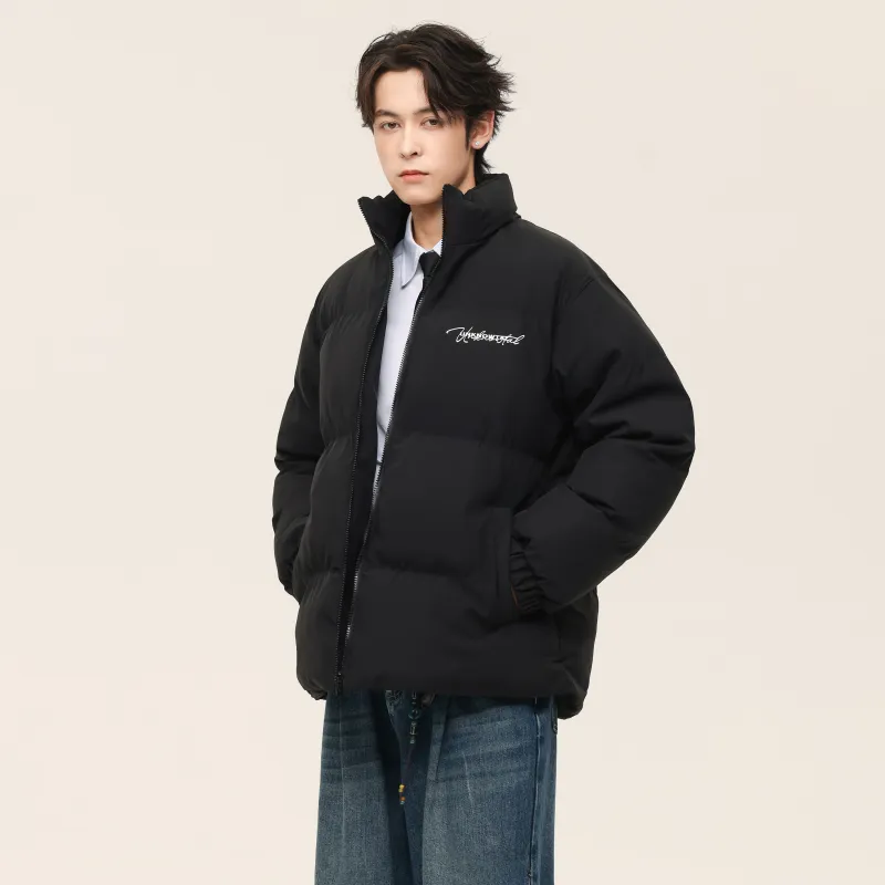 UNKNOWTAL Puffer Jacket Unisex Black-5