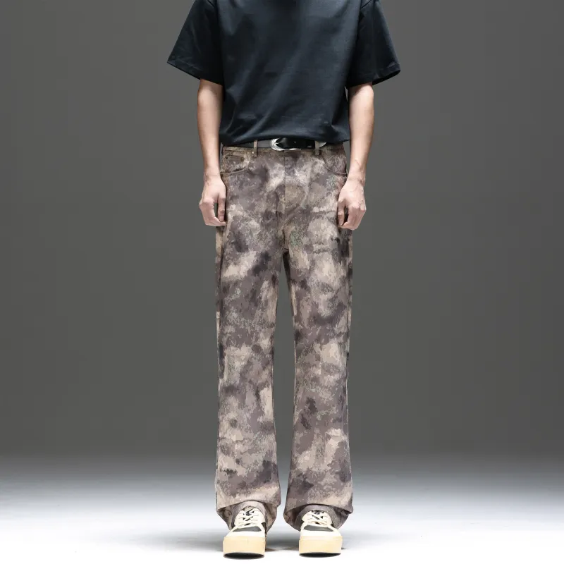 UNKNOWTAL Cargo Pants Unisex Desert Camouflage-4