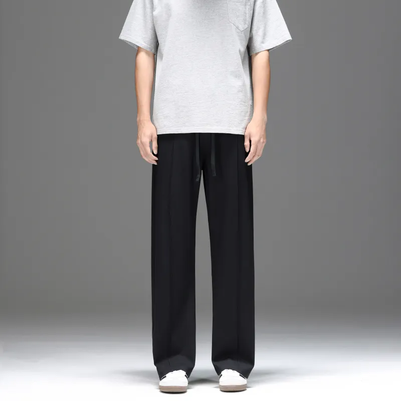 UNKNOWTAL Suit Trousers Unisex Black-3