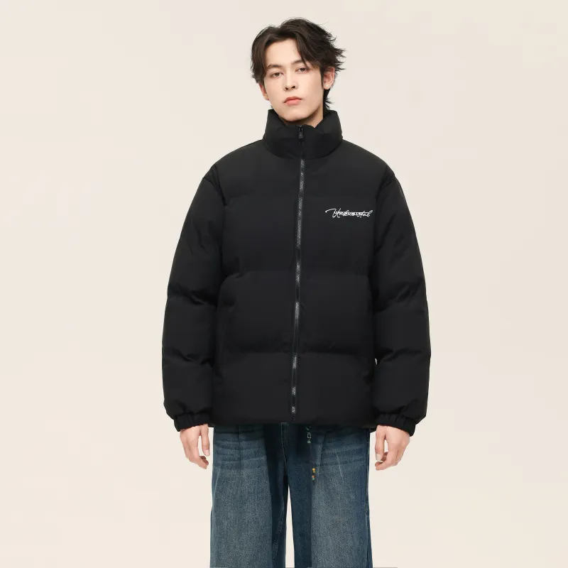 UNKNOWTAL Puffer Jacket Unisex Black-7