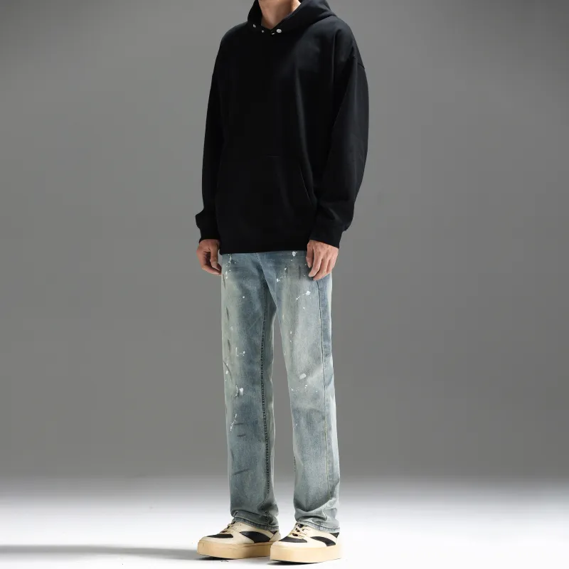 UNKNOWTAL Jeans Unisex Washed Blue-2