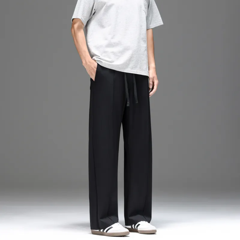 UNKNOWTAL Suit Trousers Unisex Black-4