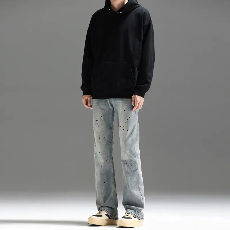 UNKNOWTAL Jeans Unisex Washed Blue-2