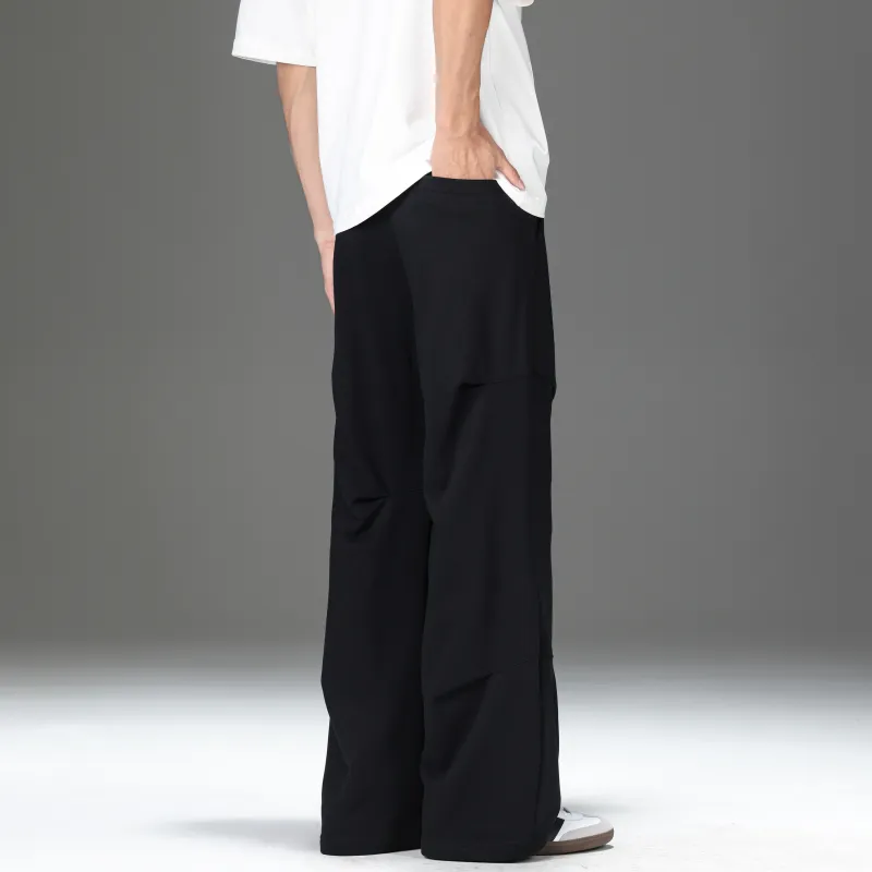 UNKNOWTAL Casual Pants Unisex Black-6