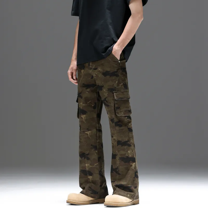 UNKNOWTAL Cargo Pants Unisex Camouflage-2