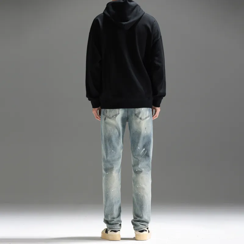 UNKNOWTAL Jeans Unisex Washed Blue-7