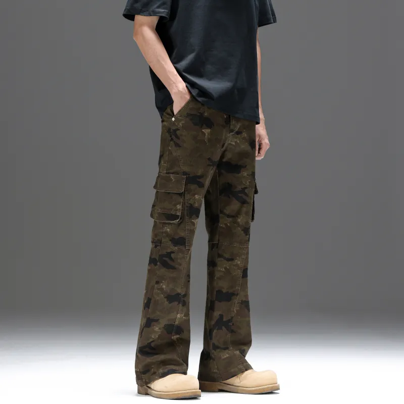 UNKNOWTAL Cargo Pants Unisex Camouflage-3