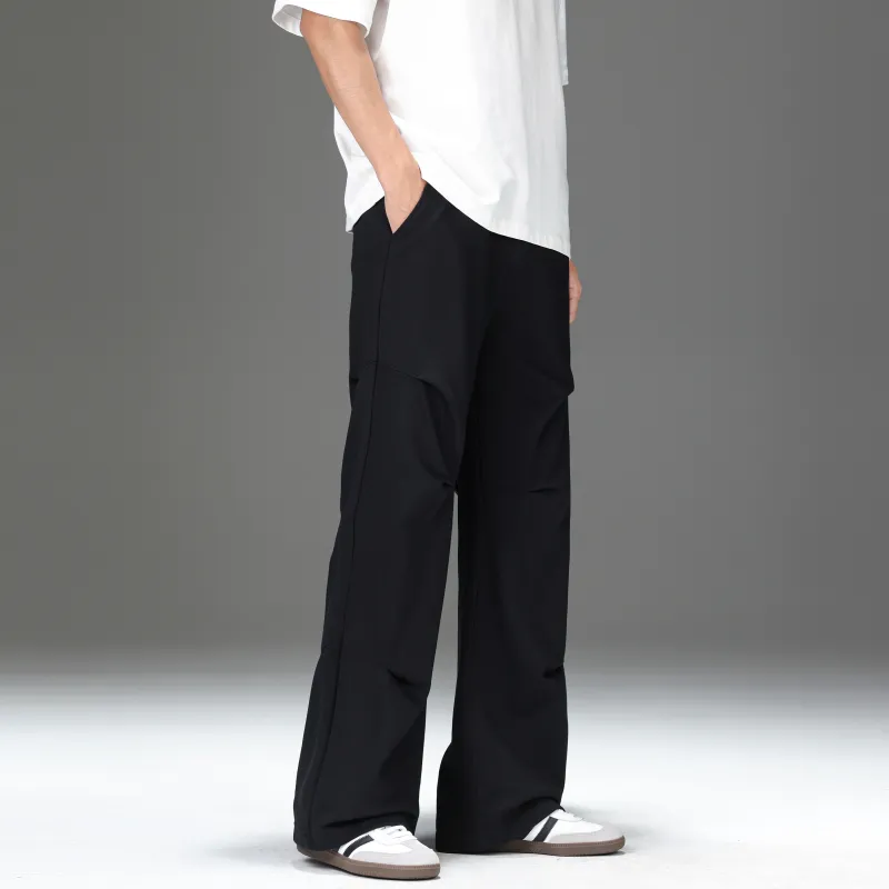 UNKNOWTAL Casual Pants Unisex Black-3
