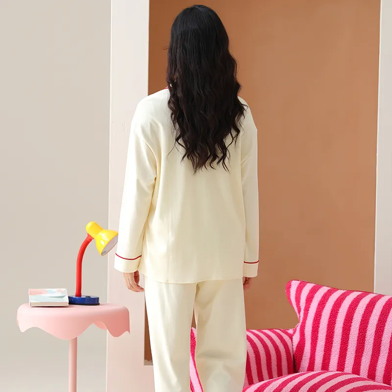 PBENO PD Pajama Set Women's Milk Candy-1