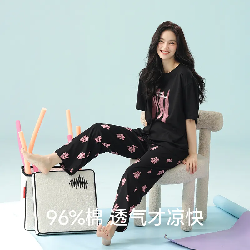 PBENO PD Pajama Set Women's Black-5