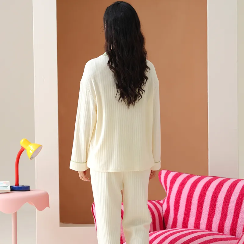 PBENO PD Pajama Set Women's Whisper White-1